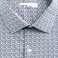 Camisa social masculina Bar III Slim Fit Stretch Azul Tamanho GG