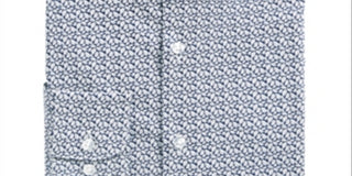 Camisa social masculina Bar III Slim Fit Stretch Azul Tamanho GG