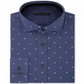 Camisa social masculina Sean John Classic Regular Fit com estampa, azul, tamanho G