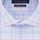 Camisa social masculina Tommy Hilfiger Flex Stretch com absorção de umidade e não passa a ferro, azul, tamanho 17,5 x 32-33