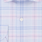 Camisa social masculina Tommy Hilfiger Flex Stretch com absorção de umidade e não passa a ferro, azul, tamanho 17,5 x 32-33
