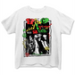 Camiseta gráfica masculina Merch Traffic, branca, tamanho pequeno