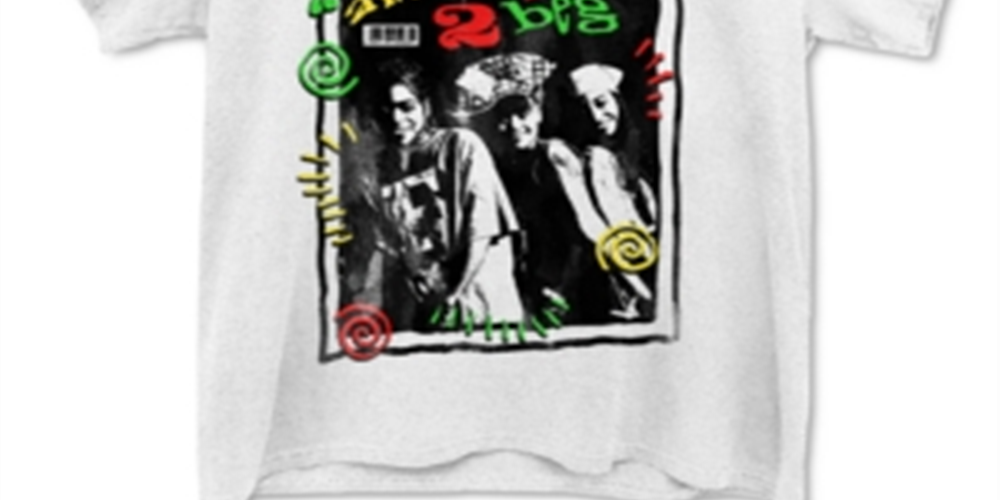 Camiseta gráfica masculina Merch Traffic, branca, tamanho pequeno