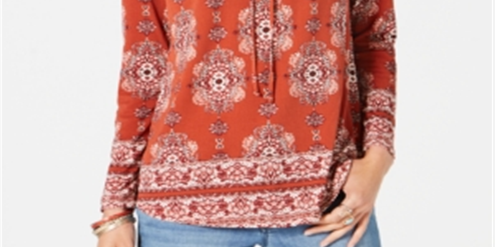 Top de renda estilo medalhão feminino estilo &amp; co laranja tamanho pequeno GG