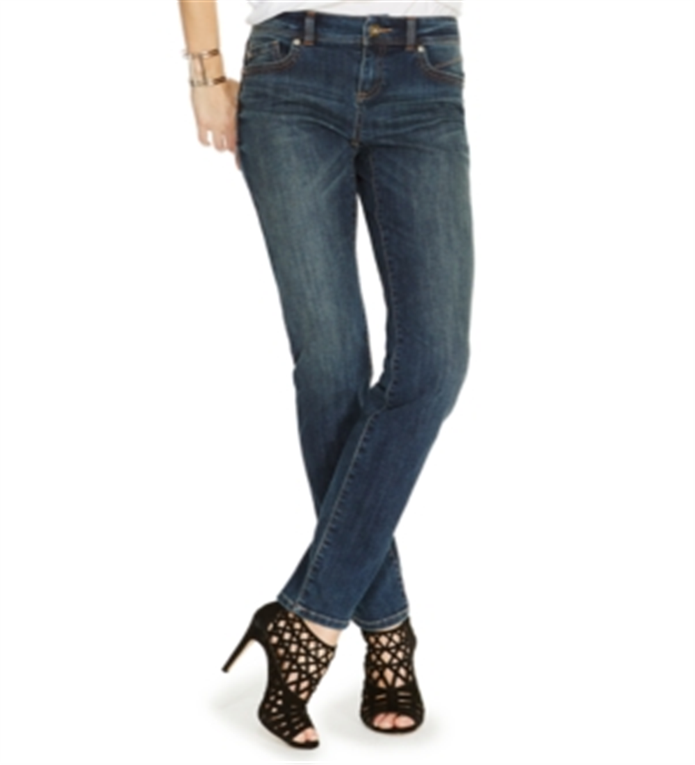 Calça jeans skinny feminina Essentials da Inc International Concepts - Lavagem Chorus Azul Tamanho 18
