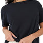 Blusa de malha lisa feminina Free People, rosa, tamanho grande