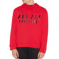 Moletom com capuz masculino AX Armani Exchange com logotipo Marquee vermelho tamanho XX-G
