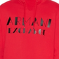 Moletom com capuz masculino AX Armani Exchange com logotipo Marquee vermelho tamanho XX-G