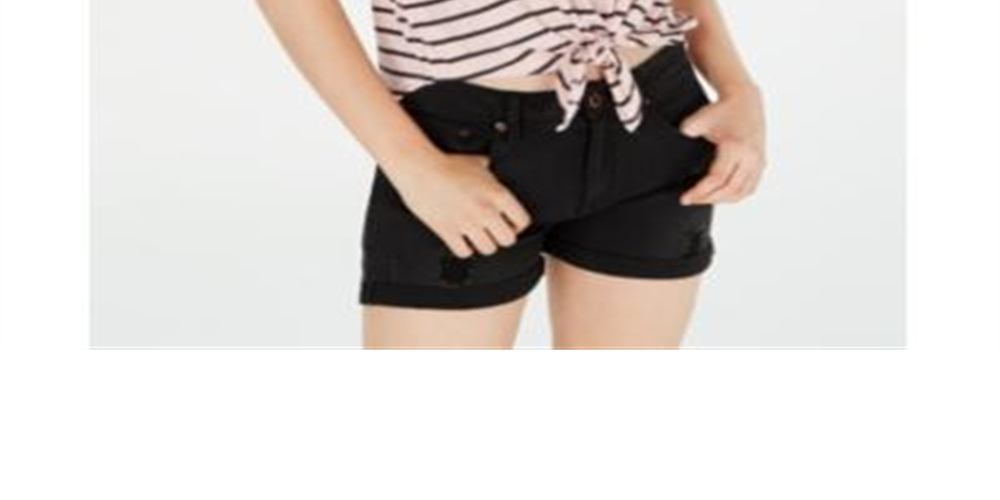 Blusa feminina júnior com amarração frontal e manga dolman, rosa, tamanho M, Hooked up by Iot