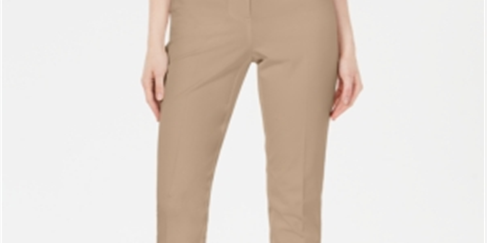 Calça skinny Hollywood Petite Bi-Stretch Feminina Alfani, marrom, tamanho 10 P