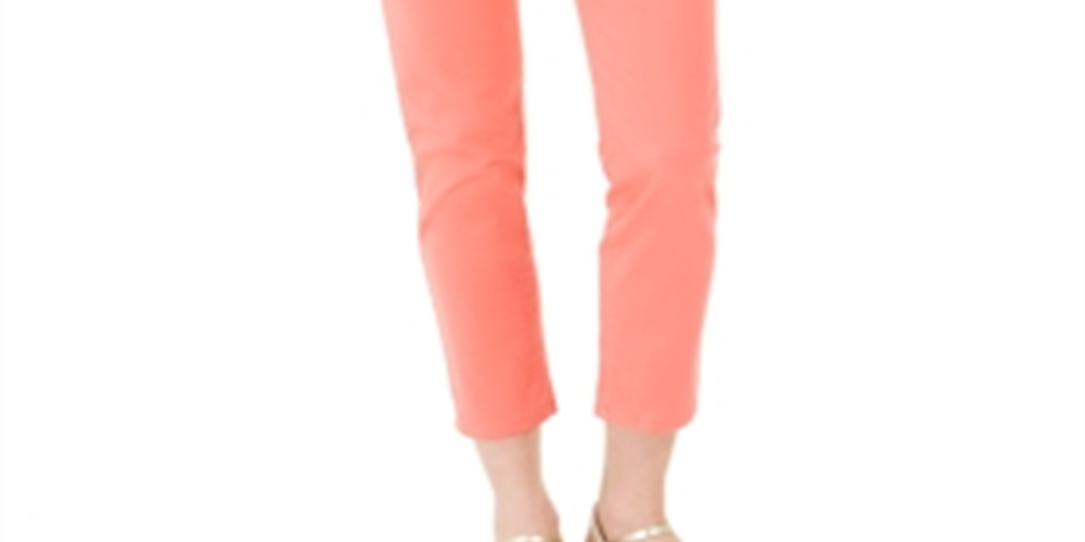 Calça jeans skinny feminina Charter Club Bristol Tummy Control, laranja, tamanho 14