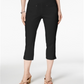 Calça Capri Feminina Estilo &amp; Co Preta Tamanho Pequeno P