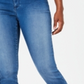 Calça jeans skinny feminina Inc International Concepts com ajuste curvilíneo e elástico - Horizon Wash Azul, tamanho 18