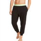 Calça jogger Calvin Klein masculina com fita neon preta, tamanho extragrande