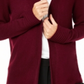 Cardigan de cashmere feminino Charter Club com frente aberta, vermelho, tamanho pequeno médio