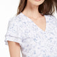 Blusa Calvin Klein Feminina Estampada Floral Branca Tamanho X-G