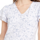 Blusa Calvin Klein Feminina Estampada Floral Branca Tamanho X-G