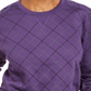Karen Scott Moletom feminino estampado roxo tamanho pequeno pequeno