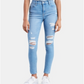 Calça jeans Levi's 720 High Rise Super Skinny Roger That feminina, azul, tamanho 33x30