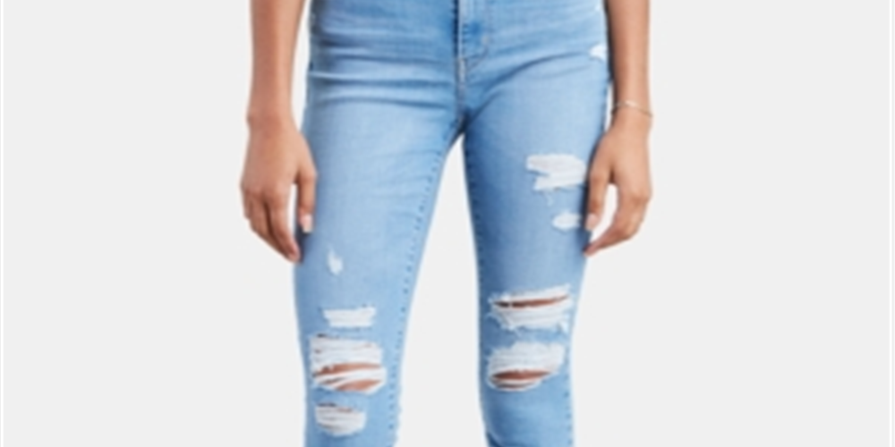 Calça jeans Levi's 720 High Rise Super Skinny Roger That feminina, azul, tamanho 33x30