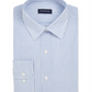 Camisa social listrada masculina Clubroom, azul, tamanho 16,5 x 32-33