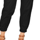 Calça jogger feminina com bolso e zíper Style &amp; Co, preta, tamanho pequeno