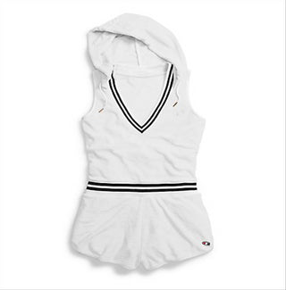 Champion Macacão Fitness Running Feminino Branco Tamanho Grande
