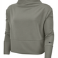 Blusa Nike Get Fit Fleece Gola Simulada Feminina Verde Tamanho Grande