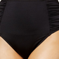 Calcinha de biquíni feminina Bar III preta, tamanho M