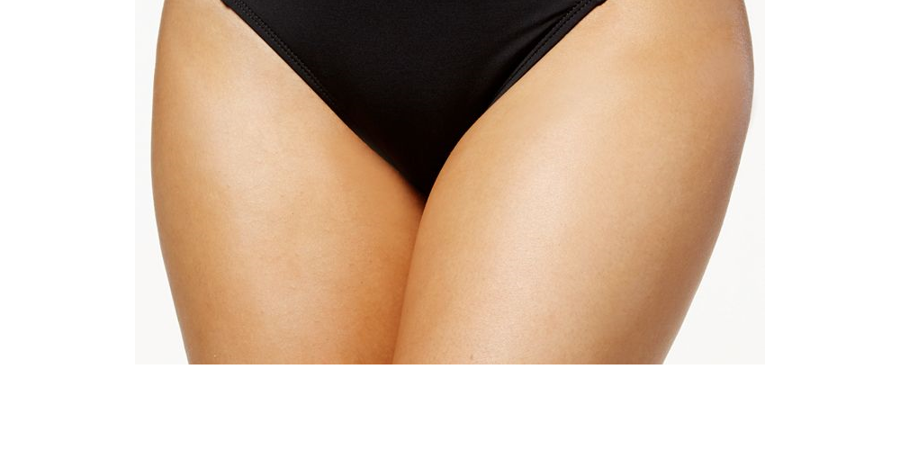 Calcinha de biquíni feminina Bar III preta, tamanho M