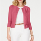 Cardigan texturizado feminino Charter Club rosa tamanho X-S