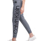 Calça de moletom Calvin Klein Performance Logo Feminina Azul Tamanho G