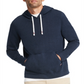 Tommy Hilfiger Suéter de algodão com estampa de logotipo masculino, manga comprida, ajuste clássico, botões, azul, tamanho P/P