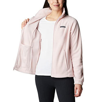 Jaqueta Columbia Plus Benton Springs Fleece Feminina Rosa Tamanho 2XL