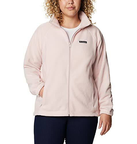 Jaqueta Columbia Plus Benton Springs Fleece Feminina Rosa Tamanho 2XL