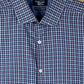 Camisa masculina Penguin Munsingwer Stretch Heritage Slim Fit com botões, azul, tamanho 16,5 x 32-33