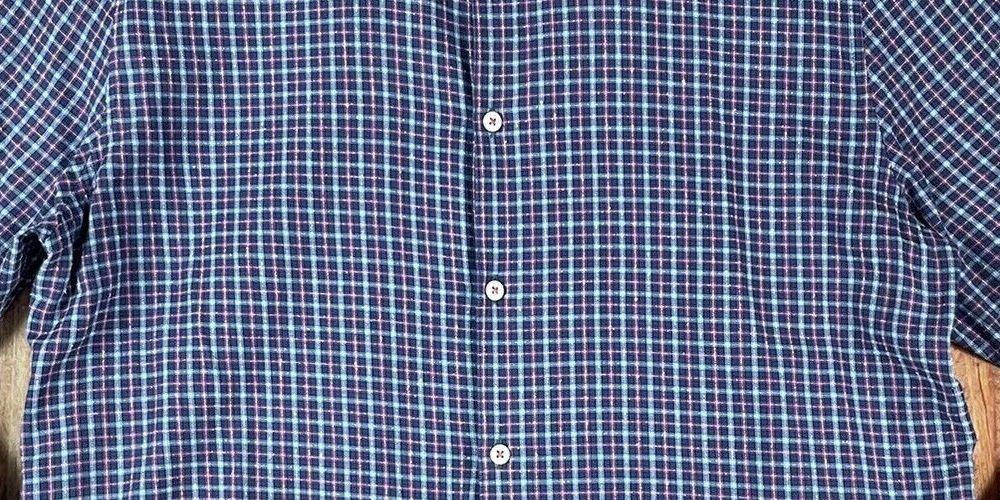 Camisa masculina Penguin Munsingwer Stretch Heritage Slim Fit com botões, azul, tamanho 16,5 x 32-33