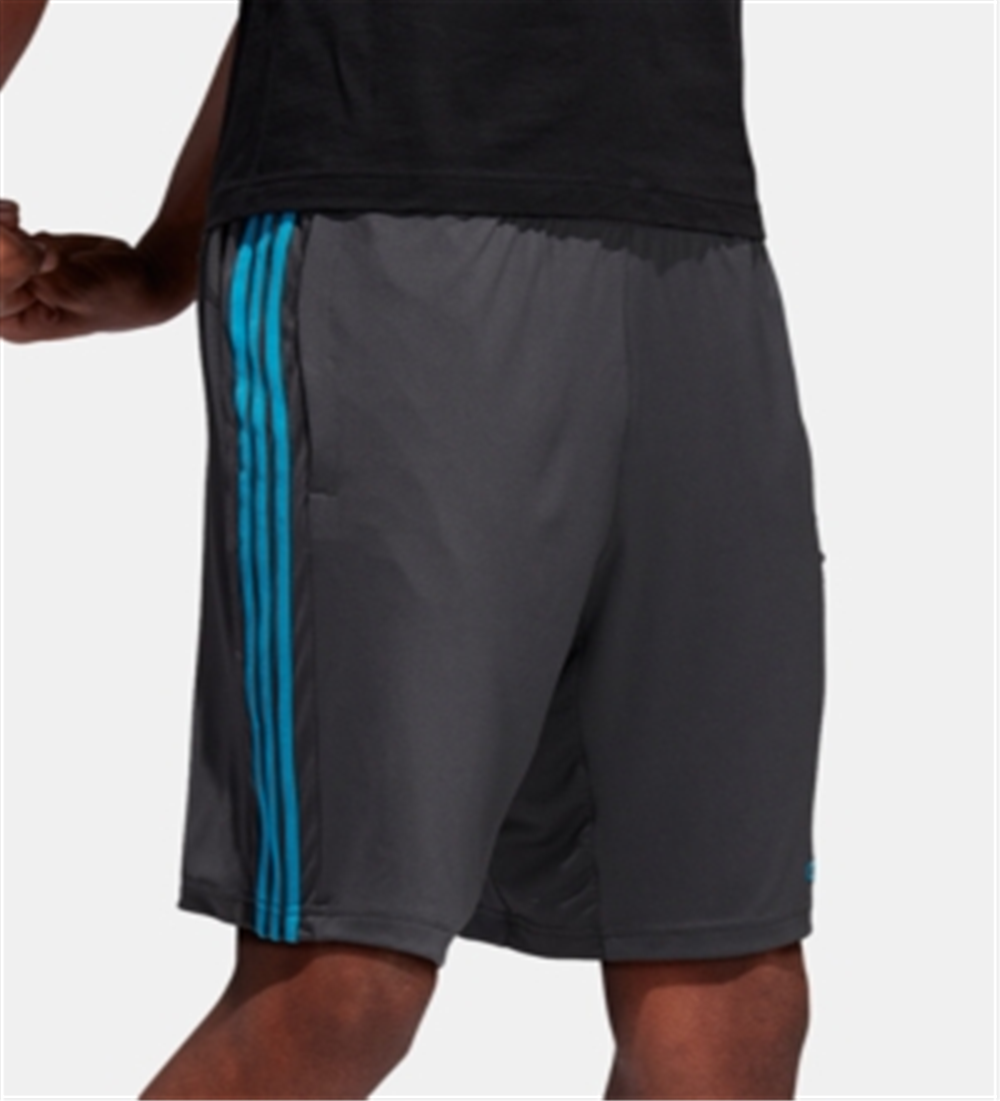 Shorts Adidas D2M 3 Stripes Masculino Cinza Tamanho GG