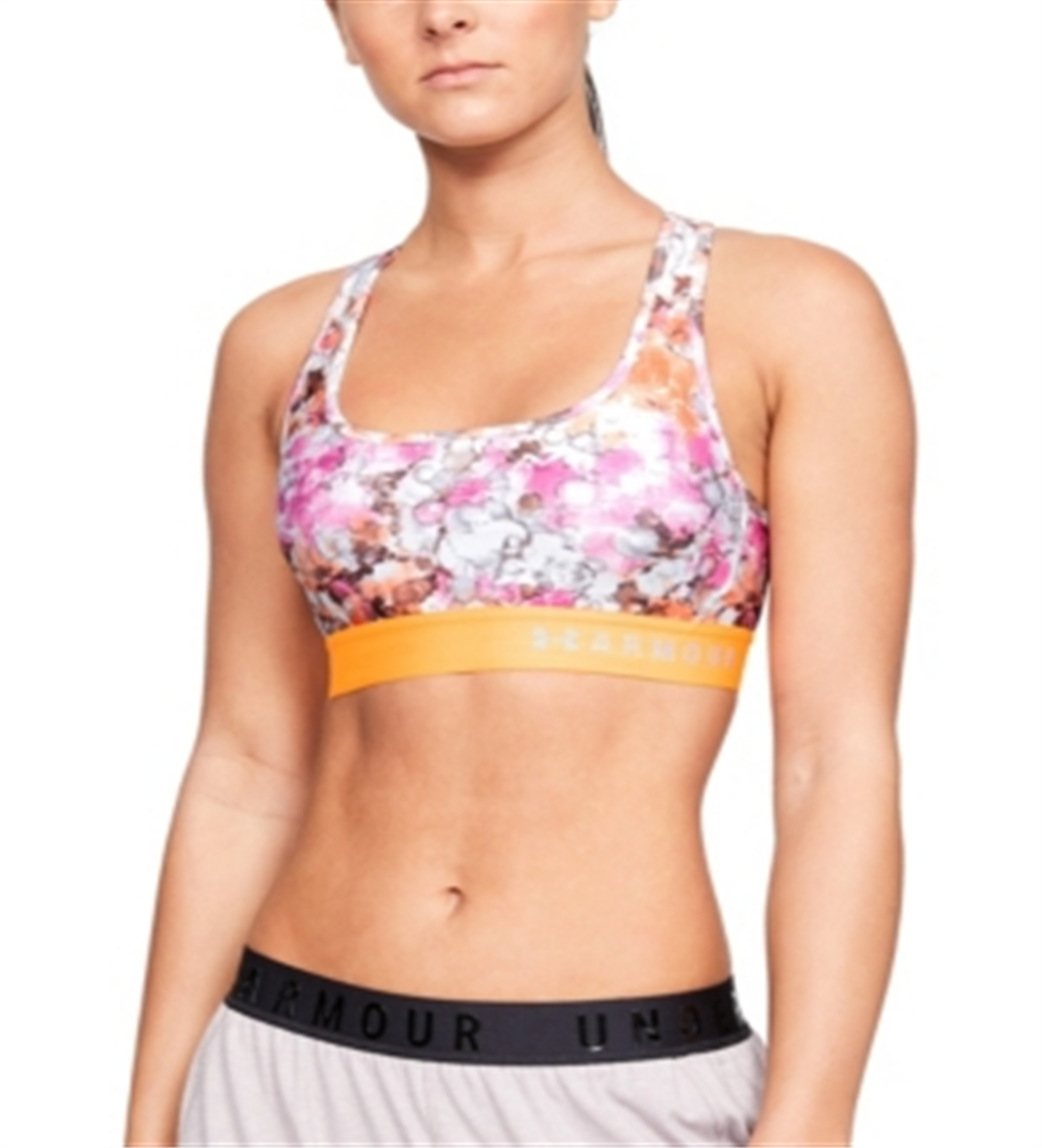 Sutiã Under Armour Our Mid Sutien Roz Alb Feminino Branco Tamanho Médio