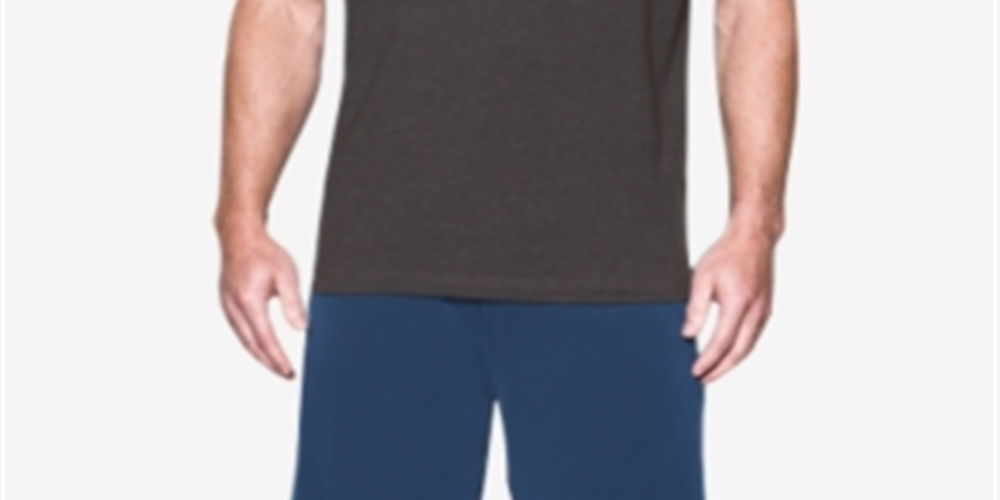 Camiseta Under Armour Charged Cotton Graphic Masculina Preta Tamanho P