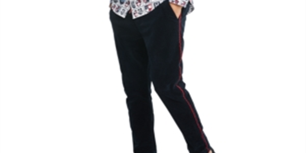 Camisa masculina Tommy Hilfiger com estampa de botões e ajuste personalizado, branca, tamanho pequeno