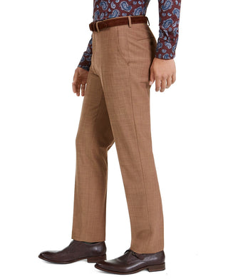 Bar III Masculino Slim Fit Active Stretch Performance Suit Calças Separadas Marrom Tamanho 33X32