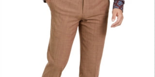 Bar III Masculino Slim Fit Active Stretch Performance Suit Calças Separadas Marrom Tamanho 33X32