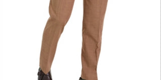 Bar III Masculino Slim Fit Active Stretch Performance Suit Calças Separadas Marrom Tamanho 33X32