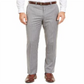 Calça de terno Ralph Lauren Classic Fit UltraFlex Stretch Stripe Masculina, cinza, tamanho 36x32