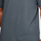 Camiseta de manga curta com gola redonda gráfica masculina Under Armour, cinza, tamanho pequeno