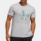 Camiseta Adidas ClimaLite Graphic Masculina Cinza Tamanho XXG