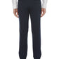 Calça social masculina Perry Ellis Modern Fit, sem passar roupa, com estampa xadrez texturizada e elástica, tamanho azul-marinho, 40x32