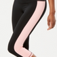 Leggings cropped femininas Ideology Colorblocked Roxo Tamanho Médio