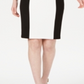 Vestido tubinho Calvin Klein feminino com blocos de cores, branco, tamanho 12